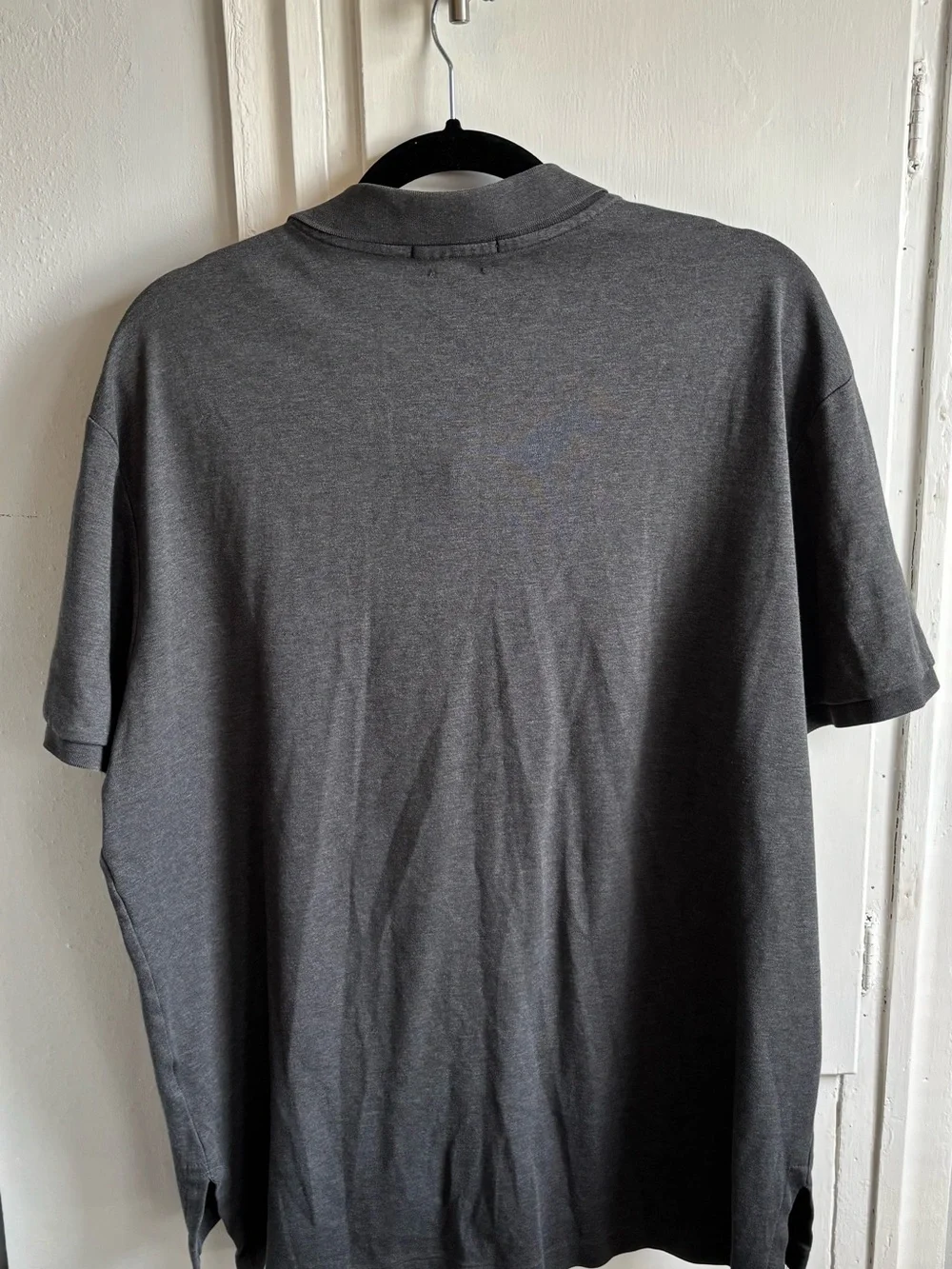 Ralph Lauren Charcoal Gray Classic Polo with Embroidered Pony